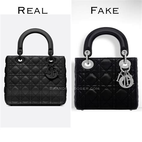 dior caro fake vs real|is lady Dior real.